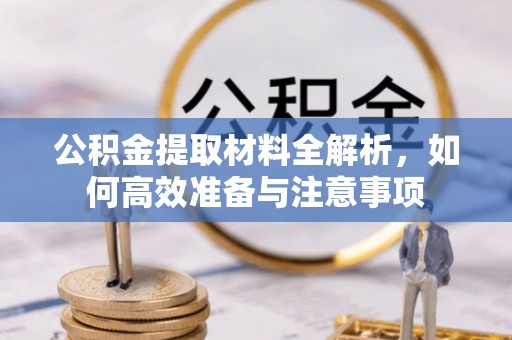 云溪公积金提取材料全解析，如何高效准备与注意事项